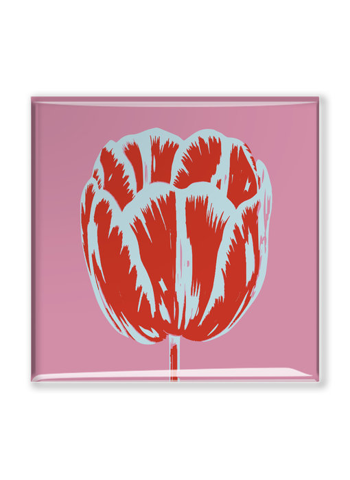 Fridge magnet, Tulip Pop line Pink