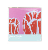 Lens cloth, 15x15, Tulip Pop Line Pink