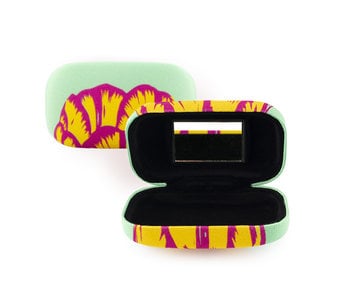 Lipstick/ lens/ travel box, Tulips, Pop Line green