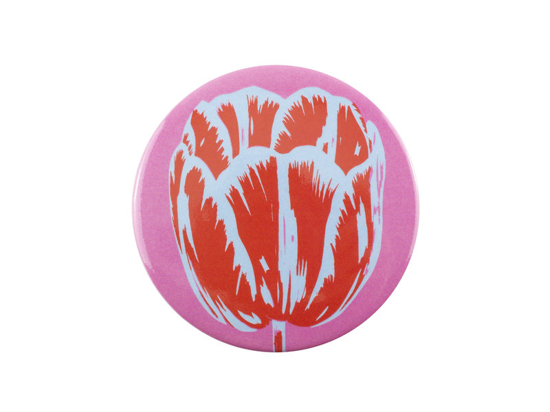 Miroir de poche, Ø 80 mm, Tulip Pop Line Pink