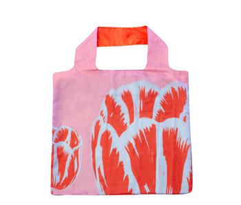 Foldable shopper, Tulip Pop Art Line Pink