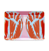 Serving Tray 21 x 14 cm,  Tulip Pop Line pink