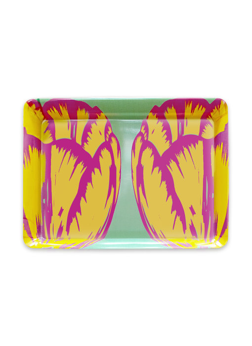 Mini tray, 21 x 14 cm, Tulip Art Pop Line green