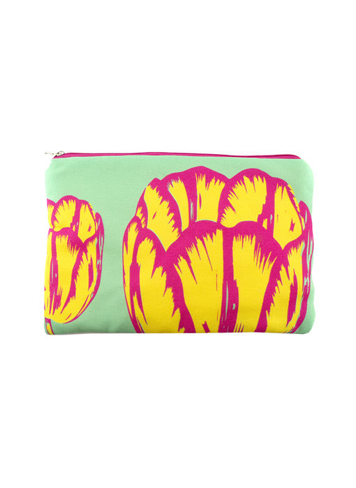 Etui, Tulp Pop-art,  Groen