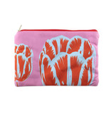 Etui/ make-up tasje, Tulp Pop-art Roze