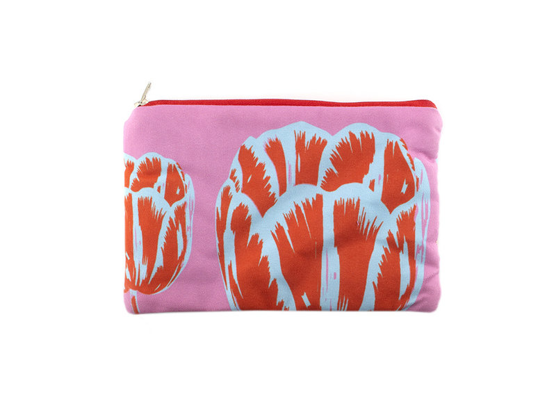 Pouch, Tulip Pop Line Pink