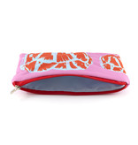 Trousse / trousse de maquillage, Tulipe Pop-art, Rose