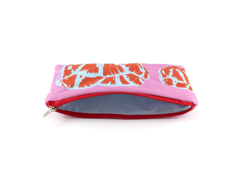 Pouch, Tulip Pop Line Pink