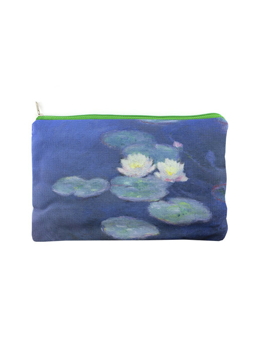 Pouch, Monet, Water lilies in evening light