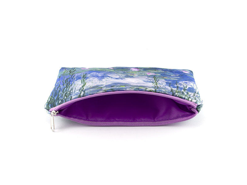 Pouch / make-up bag, Monet, Water lilies