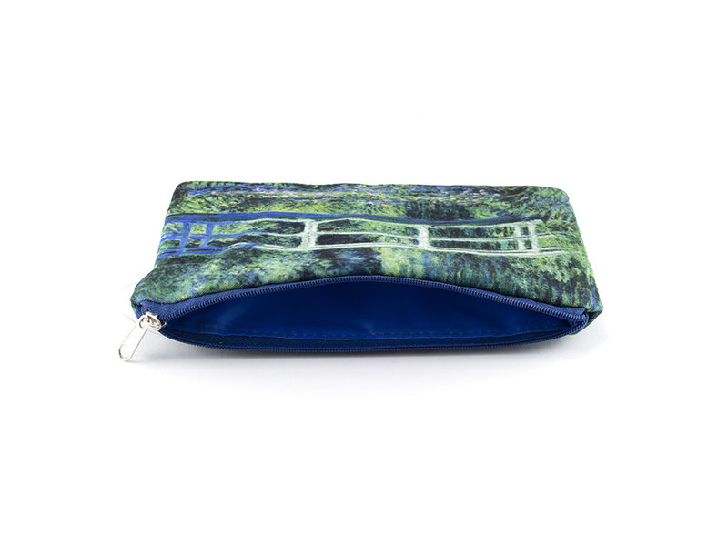 Pencil case / make-up bag, Japanese bridge, Monet