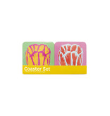 Coasters , Set van 4, Tulip Pop Line