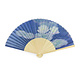 Fan, bamboo, Monet, Waterlilies in evening light