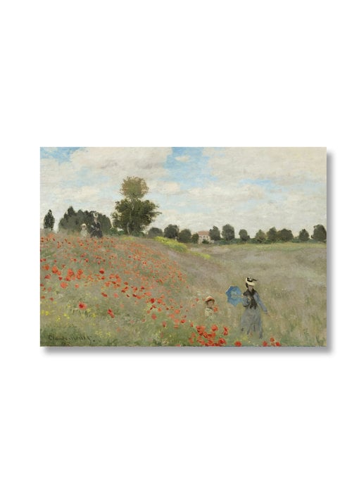 Poster, 50x70 Monet, Field with poppies