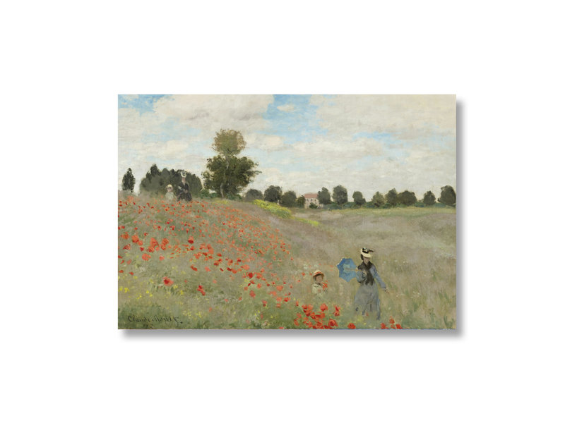 Poster, 50x70 Monet, Field with poppies