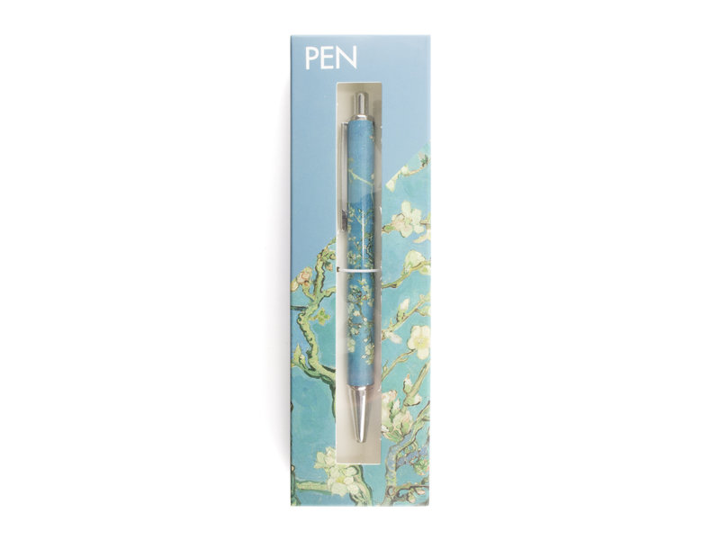 Stylo bille en boite,  Fleur d'amandier, Van Gogh