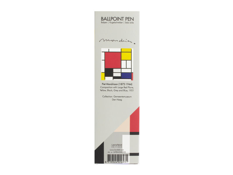 Ballpen in box,  Mondrian