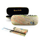 Brillenbox, Monet, Feld mit Mohnblumen - mit Linsentuch