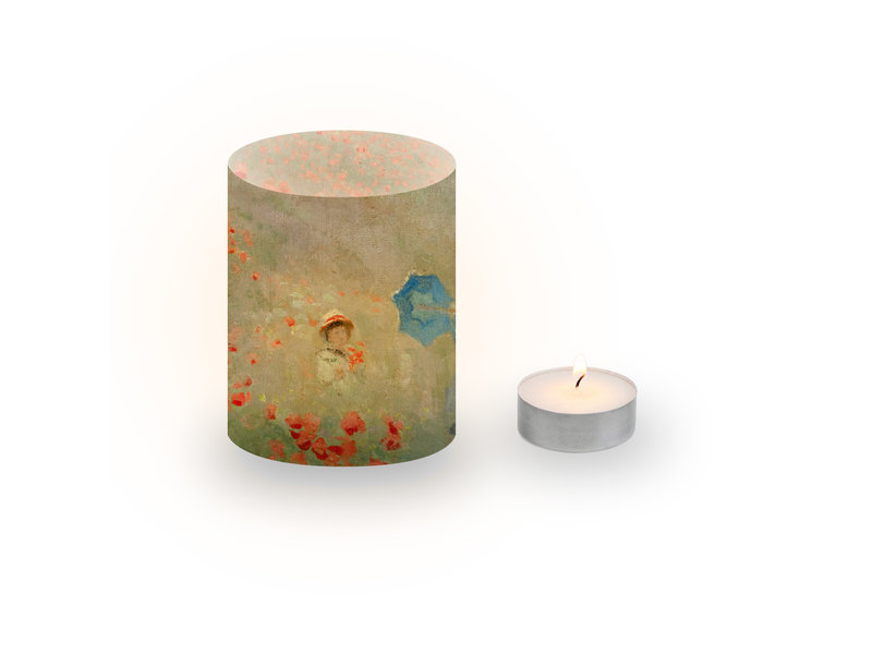 Candle shade, Monet, Field with poppies