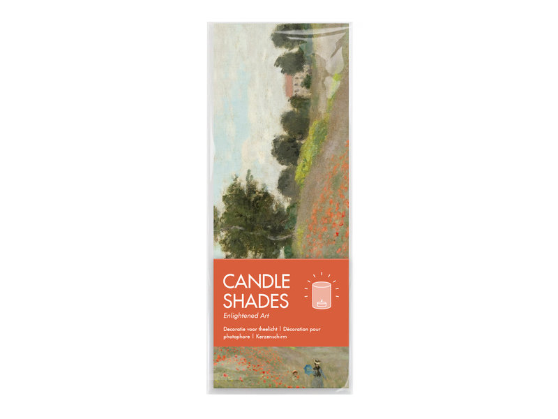 Candle shade, Monet, Field with poppies