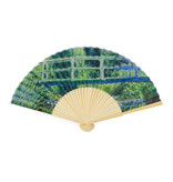 Hand fan, Monet, Japanese bridge