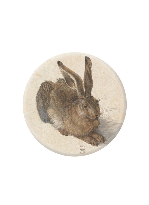 Pocket Mirror, Ø 60 mm, Dürer, Hare