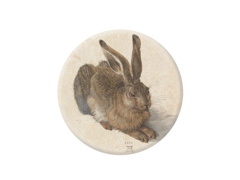 Pocket Mirror, Ø 60 mm, Dürer, Hare