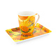 Set: Becher & Tablett, Sonnenblumen, Van Gogh