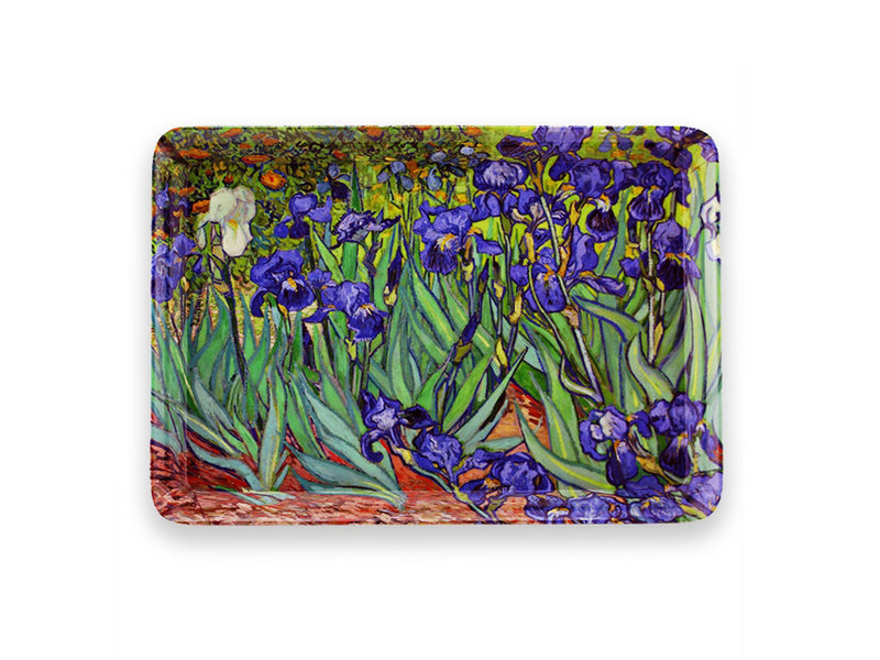 Set: Mug & tray, Irises, Van Gogh