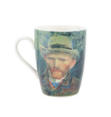 Conjunto: Taza y bandeja, Autorretrato, Van Gogh