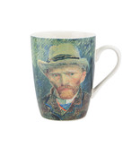 Ensemble : Mug et plateau, Autoportrait, Van Gogh