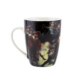 Ensemble: Tasse et plateau,:  Veille de nuit, Rembrandt