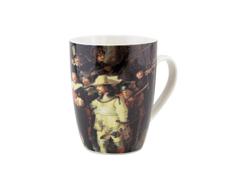 Conjunto: Taza y bandeja, Vigilancia nocturna, Rembrandt