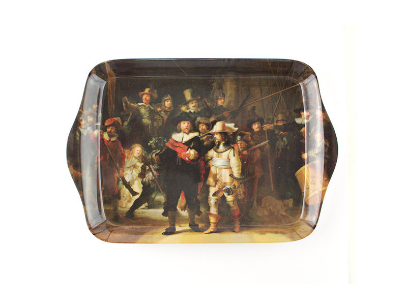 Conjunto: Taza y bandeja, Vigilancia nocturna, Rembrandt