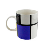 Conjunto: Taza y bandeja, Mondrian