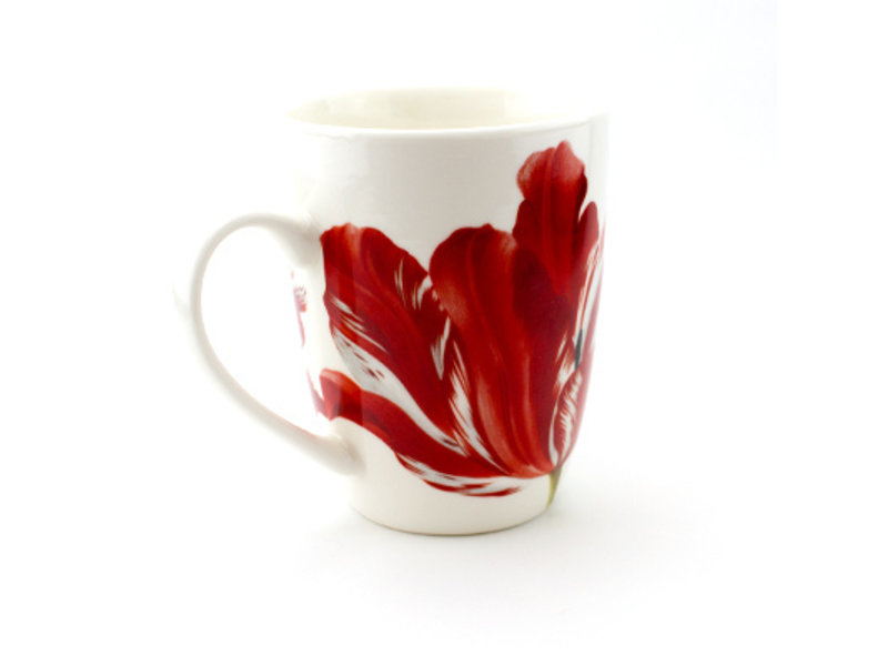 Set: Mug & tray, Merian, Three tulips