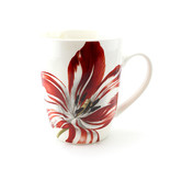 Ensemble: tasse et plateau, Merian, Trois tulipes