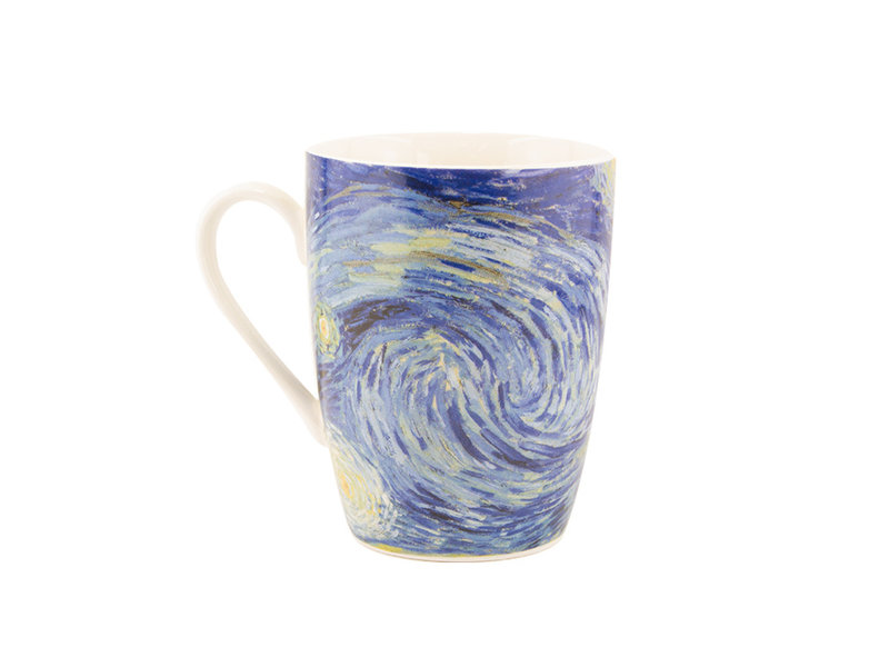 Set: Mug & tray, Starry night, Van Gogh
