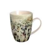 Conjunto: Taza / estaño / posavasos, Avercamp, paisaje invernal