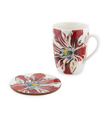 Conjunto: Taza / estaño / posavasos, Tulip Marrel, Rijksmuseum