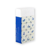 Eraser, Delft blue tiles