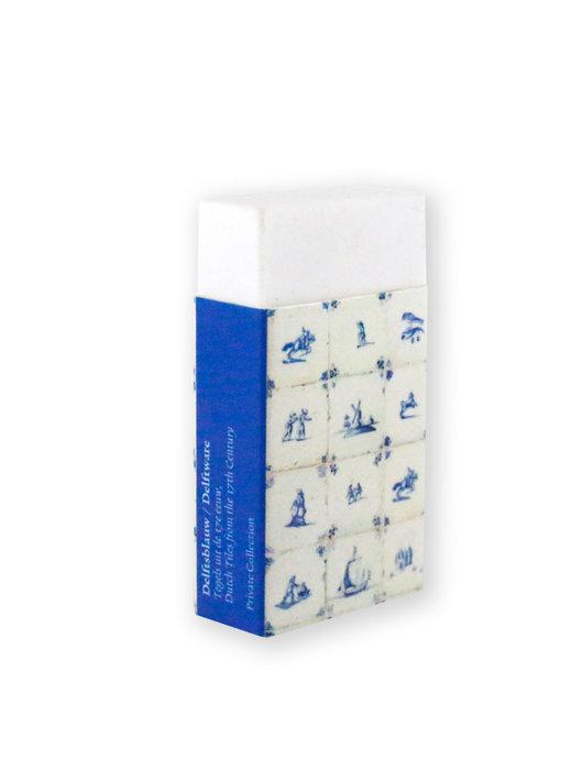 Eraser, Delft blue tiles