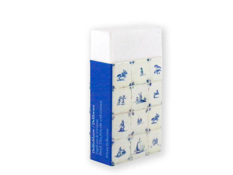 Eraser, Delft blue tiles