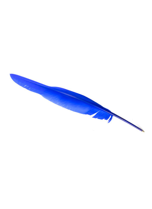 Pluma azul