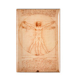 Fridge magnet, Da Vinci, Vitruvian Man