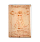 Imán de nevera, Da Vinci, hombre de Vitruvio
