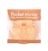 Miroir de poche,  Ø 80 mm, Da vinci, homme de Vitruve