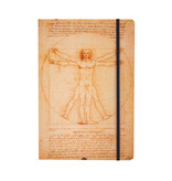 Cuaderno de tapa blanda, A5, Leonardo da Vinci, Hombre de Vitruvio