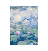 Paño de cocina, efecto nocturno Nympheas, Monet