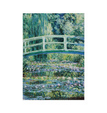 Paño de cocina, puente japonés, Monet